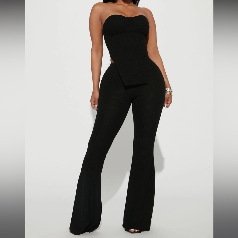 Black Pant Set